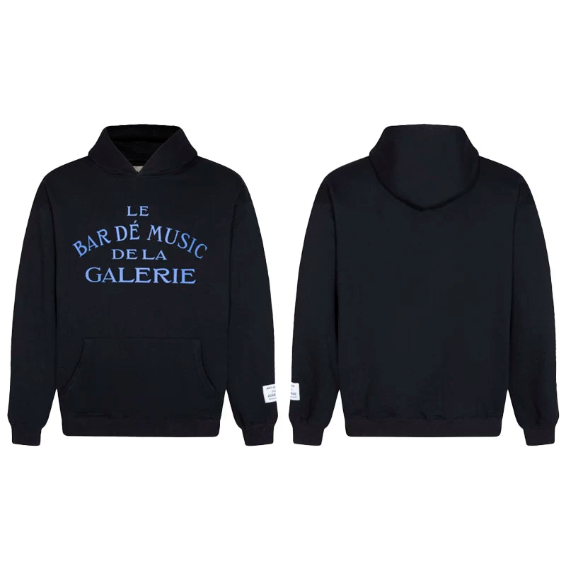 Gallery Dept. Blue Text Hoodie