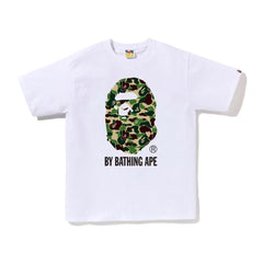 BAPE ABC Camo By Bathing Ape Tee White/Green
