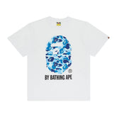 BAPE ABC Camo By Bathing Tee 'White/Blue'