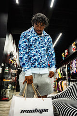 BAPE ABC Camo Shark Full Zip Hoodie 'Blue'