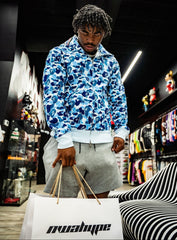 BAPE ABC Camo Shark Full Zip Hoodie 'Blue'
