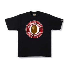 Bape Color Camo Busy Works Black Red Tee
