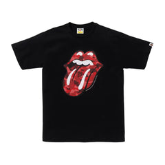 BAPE x Rolling Stones Tee Black