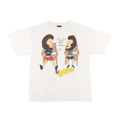 BAPE x Saint Mxxxxxx Heaven and Hell Tee Vintage White