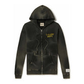 Gallery Dept. Sun Faded Zip Up Hoodie Black