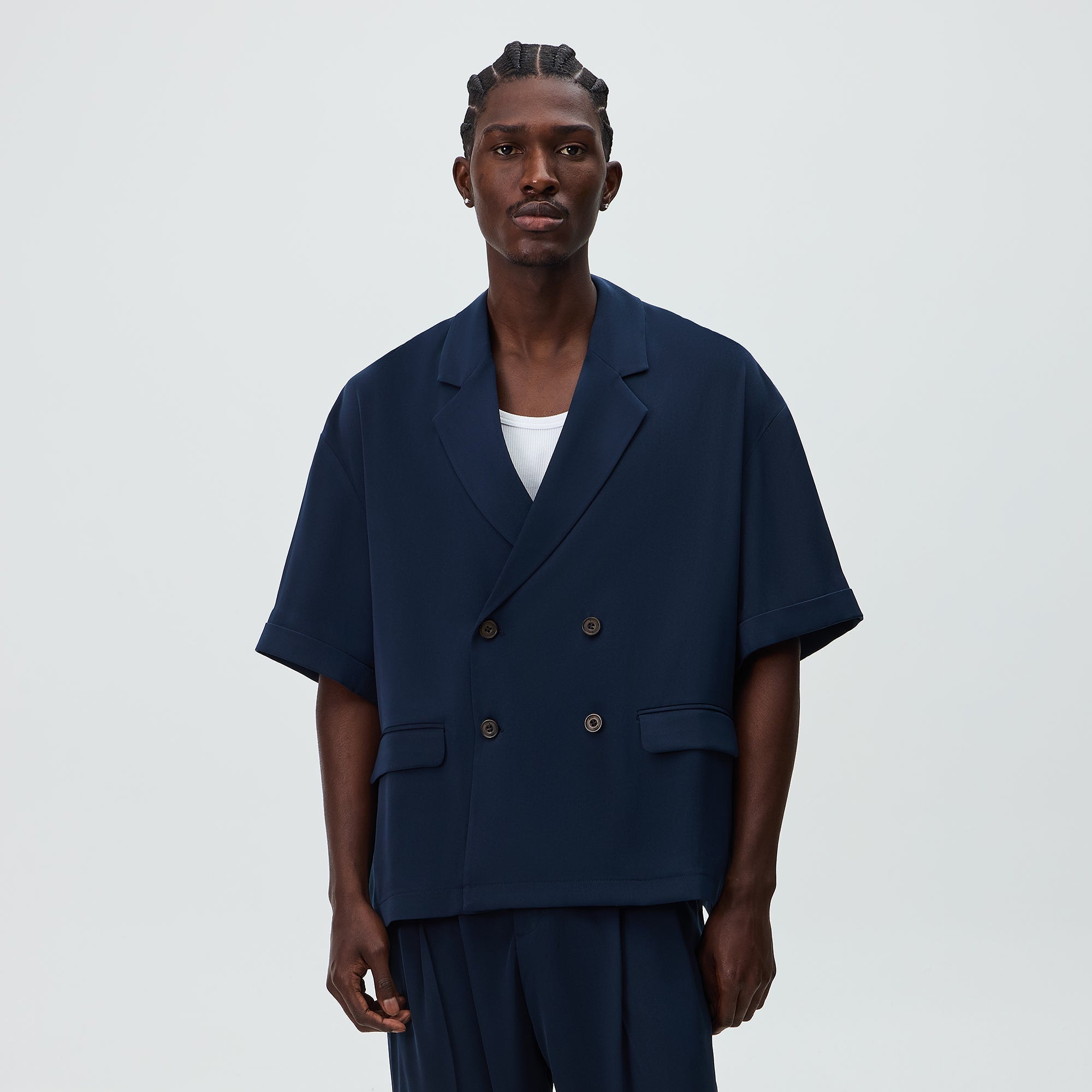 Kith Drape Twill Ito Blazer - Nocturnal