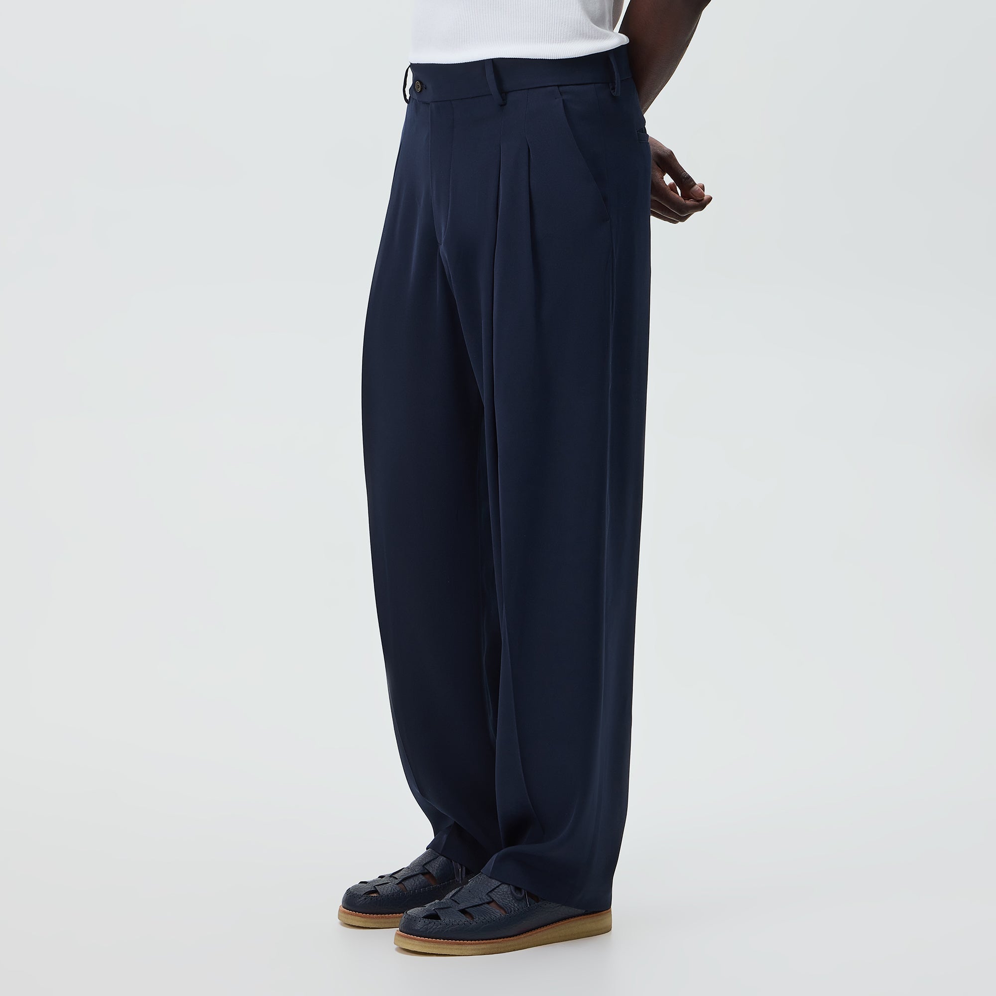 Kith Kylan Pleated Trouser - Nocturnal