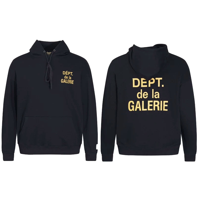 1. Gallery Dept Dept de la Galerie Black Hoodie