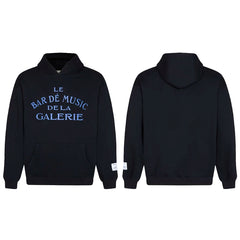 Gallery Dept. Blue Text Hoodie