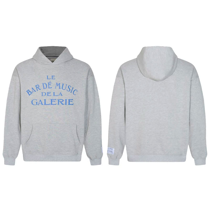 Gallery Dept. Blue Text Hoodie