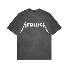 Metallica Logo Vintage-Wash T-Shirt