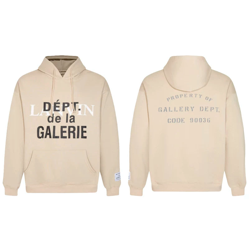 Gallery Dept x Lanvin Beige Hoodie
