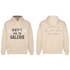 Gallery Dept x Lanvin Beige Hoodie
