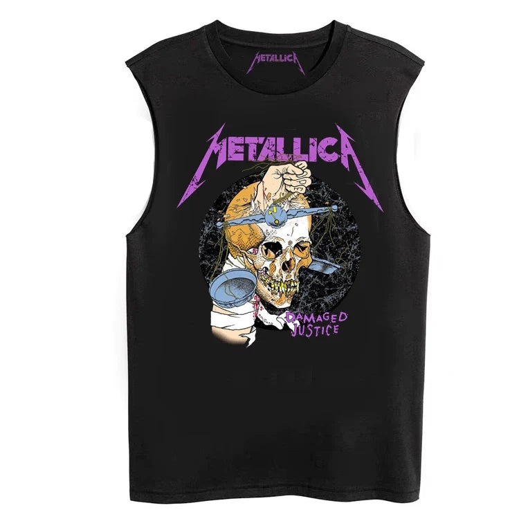 Metallica "Damaged Justice" Sleeveless T-Shirt