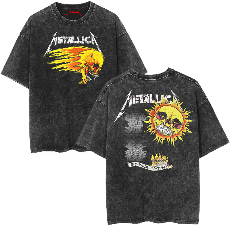 Metallica Summer '94 Tour Vintage-Wash Graphic T-Shirt