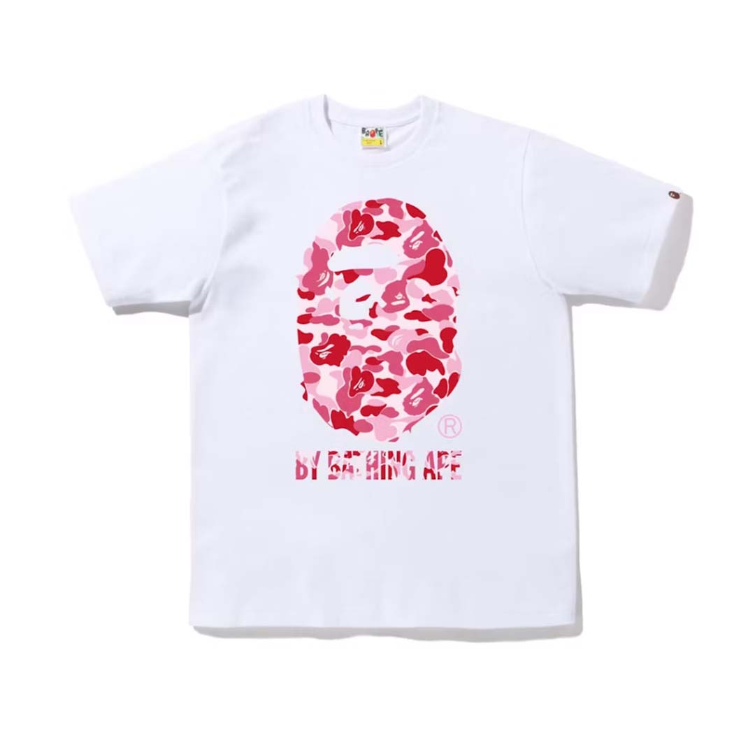 BAPE ABC Camo By Bathing Ape Tee White/Pink
