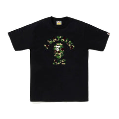 BAPE ABC Camo College Tee Black