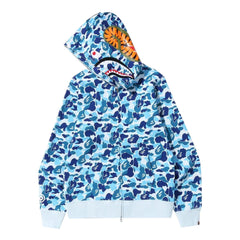 BAPE ABC Camo Shark Full Zip Hoodie 'Blue'