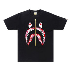 BAPE ABC Camo Shark Tee 'Black/Pink'