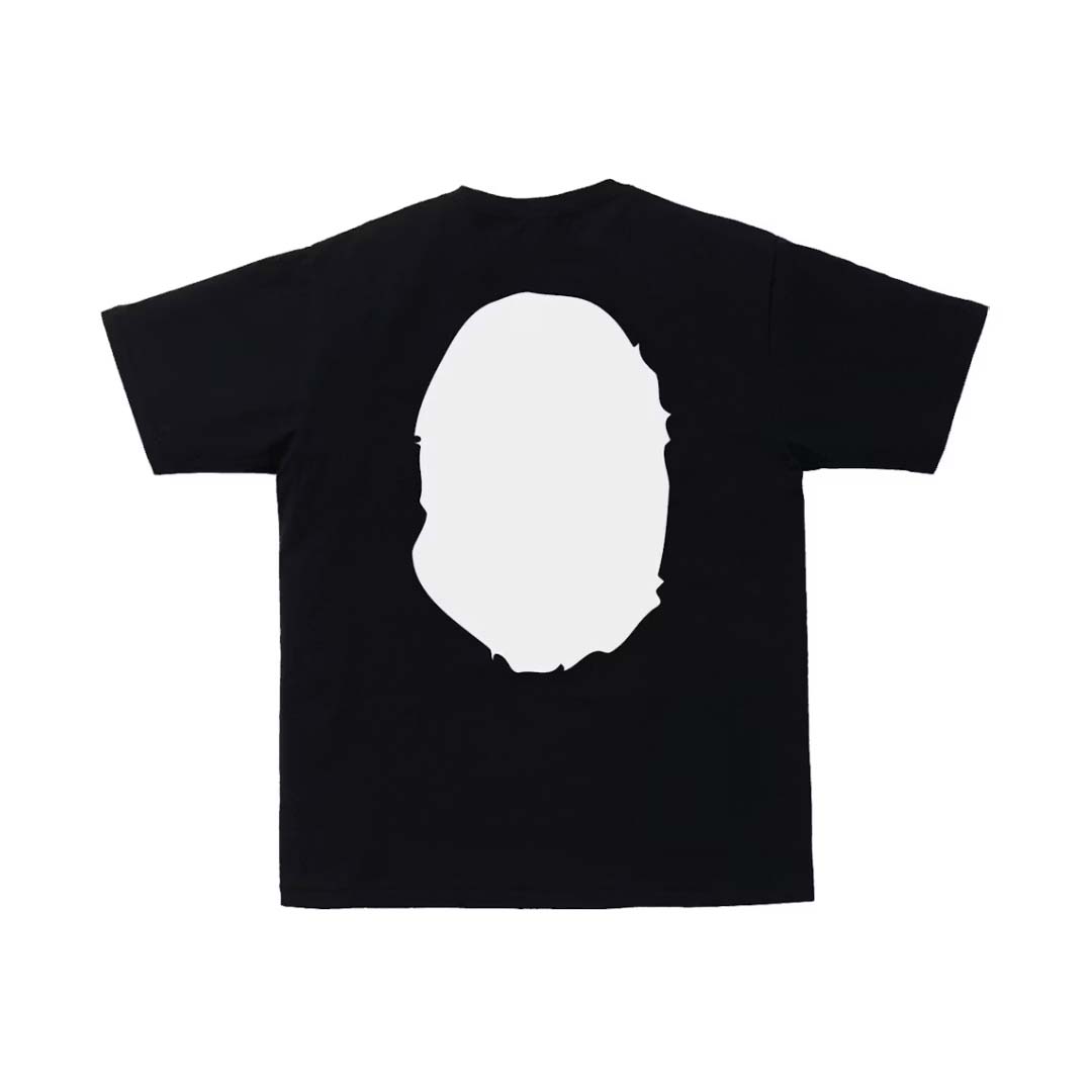 BAPE Bicolor Big Ape Head Tee Black