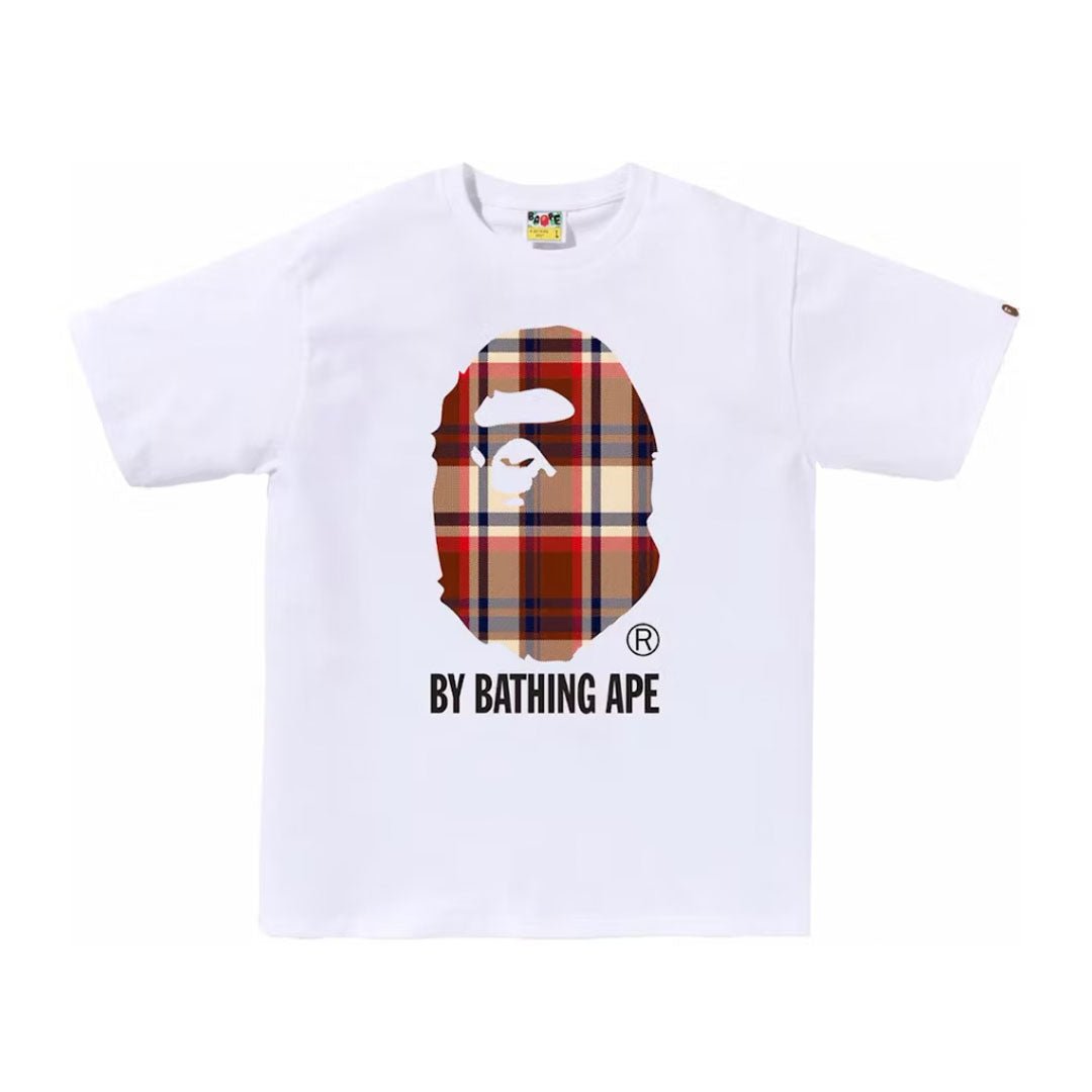 BAPE Check By Bathing Ape Tee White