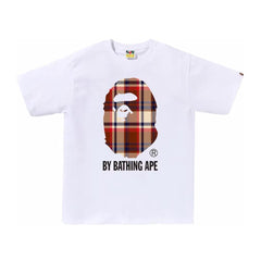 BAPE Check By Bathing Ape Tee White