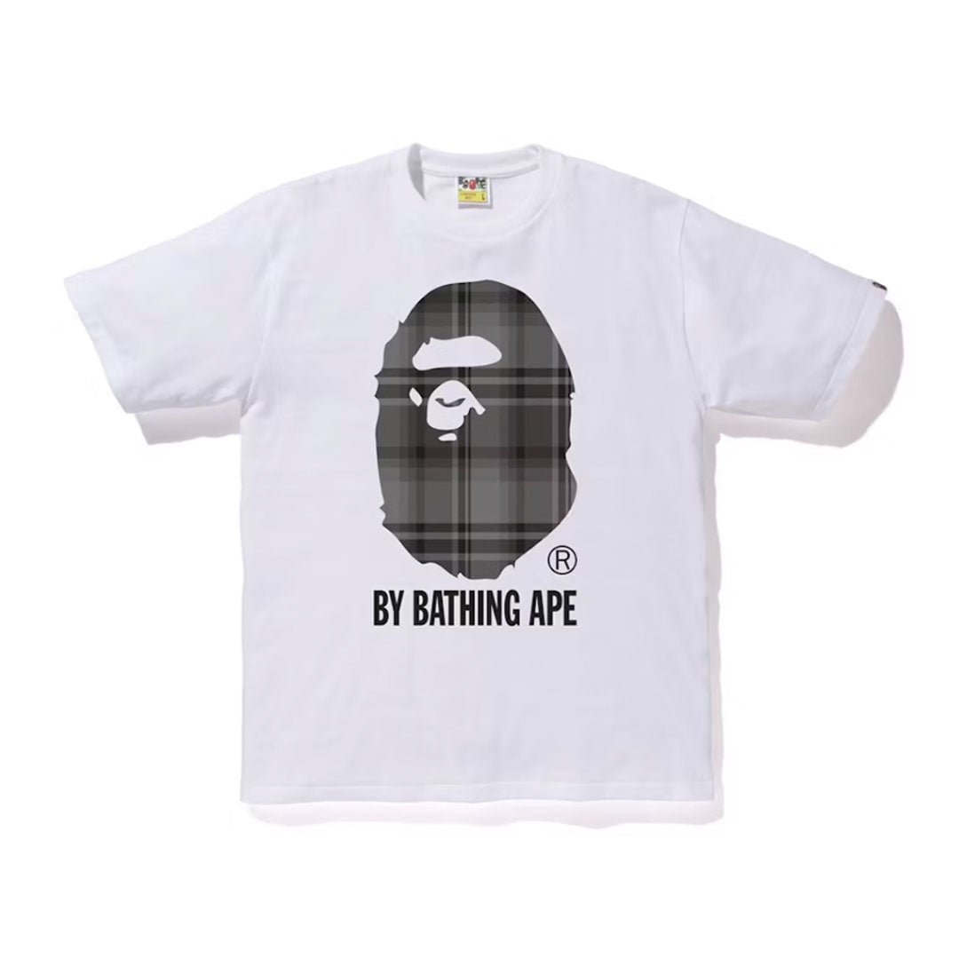 BAPE Check By Bathing Ape Tee White/Black