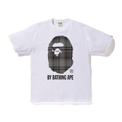 BAPE Check By Bathing Ape Tee White/Black