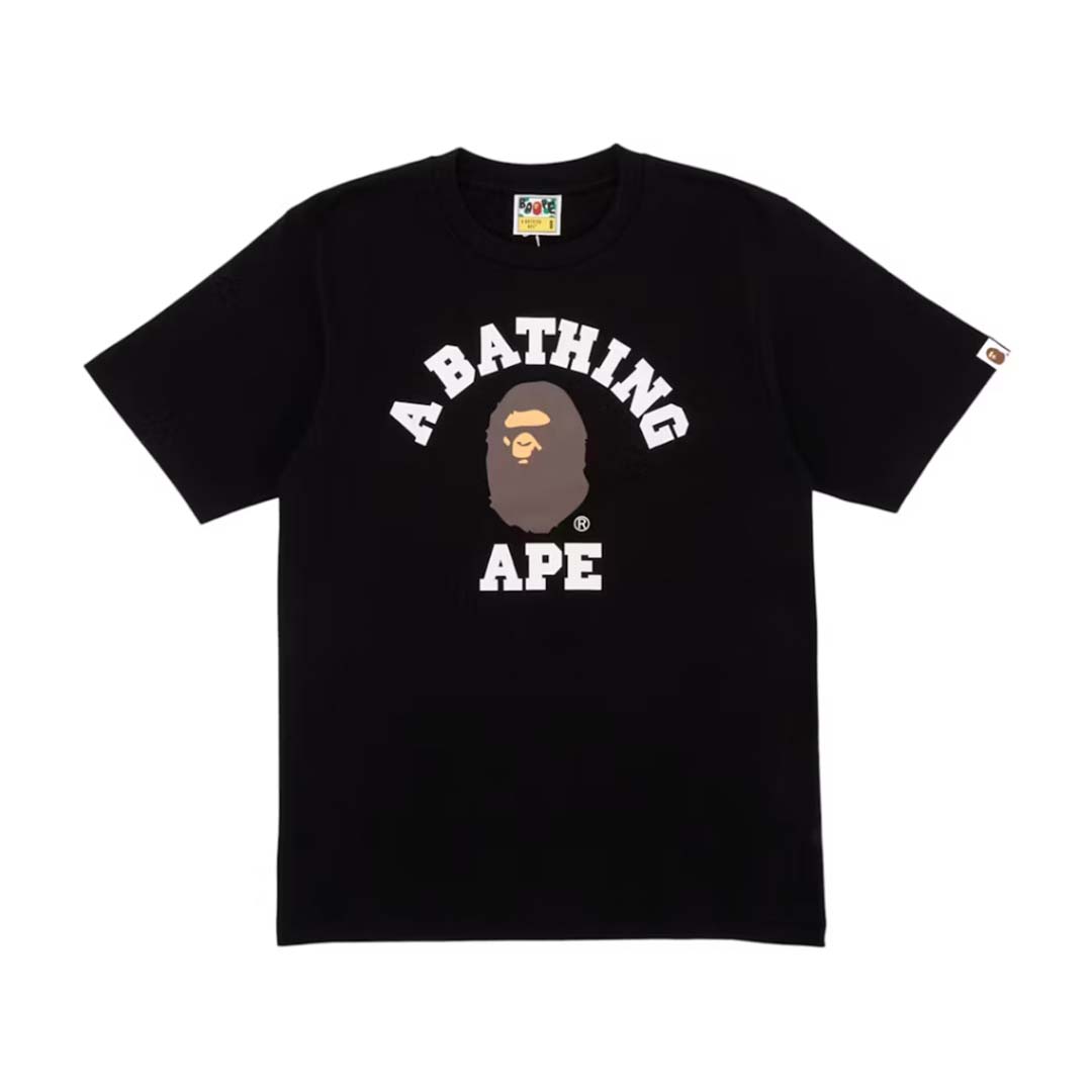 BAPE College Tee Black