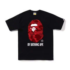 BAPE Color Camo By Bathing Ape Tee Black Red