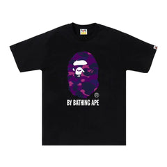 BAPE Color Camo By Bathing Ape Tee 'Black/Purple'