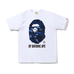 BAPE Color Camo By Bathing Ape Tee White Navy