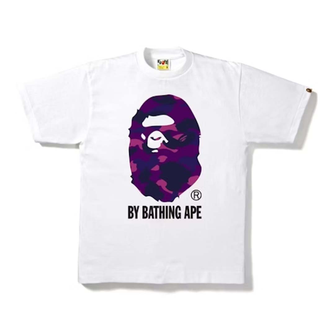 BAPE Color Camo By Bathing Tee White/Purple