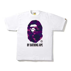 BAPE Color Camo By Bathing Tee White/Purple