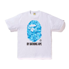 BAPE Fire Camo By Bathing Tee White