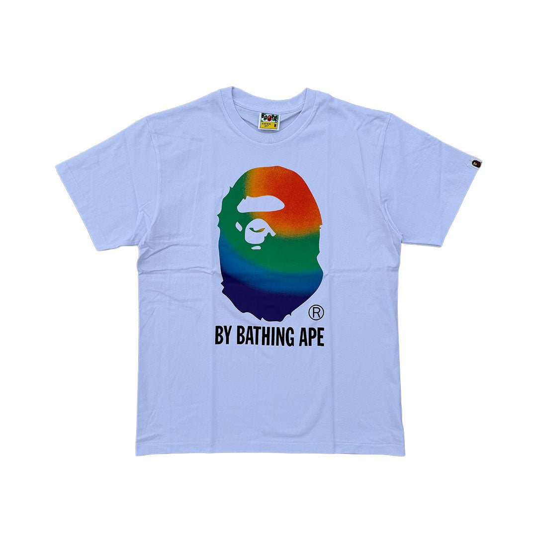 BAPE Rainbow by Bathing Ape Tee White