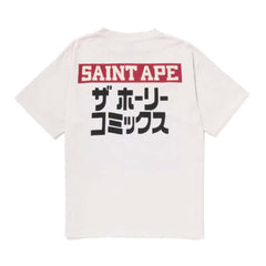 Bape Saint Michael Squadron Tee Vintage White