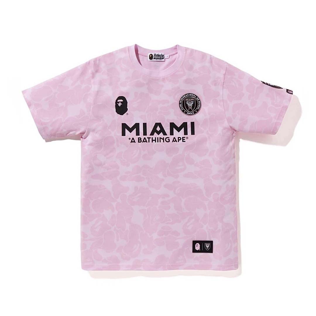 Bape x Inter Miami CF Camo Tee Pink
