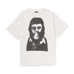 BAPE x Saint Mxxxxxx Skull Tee Vintage White