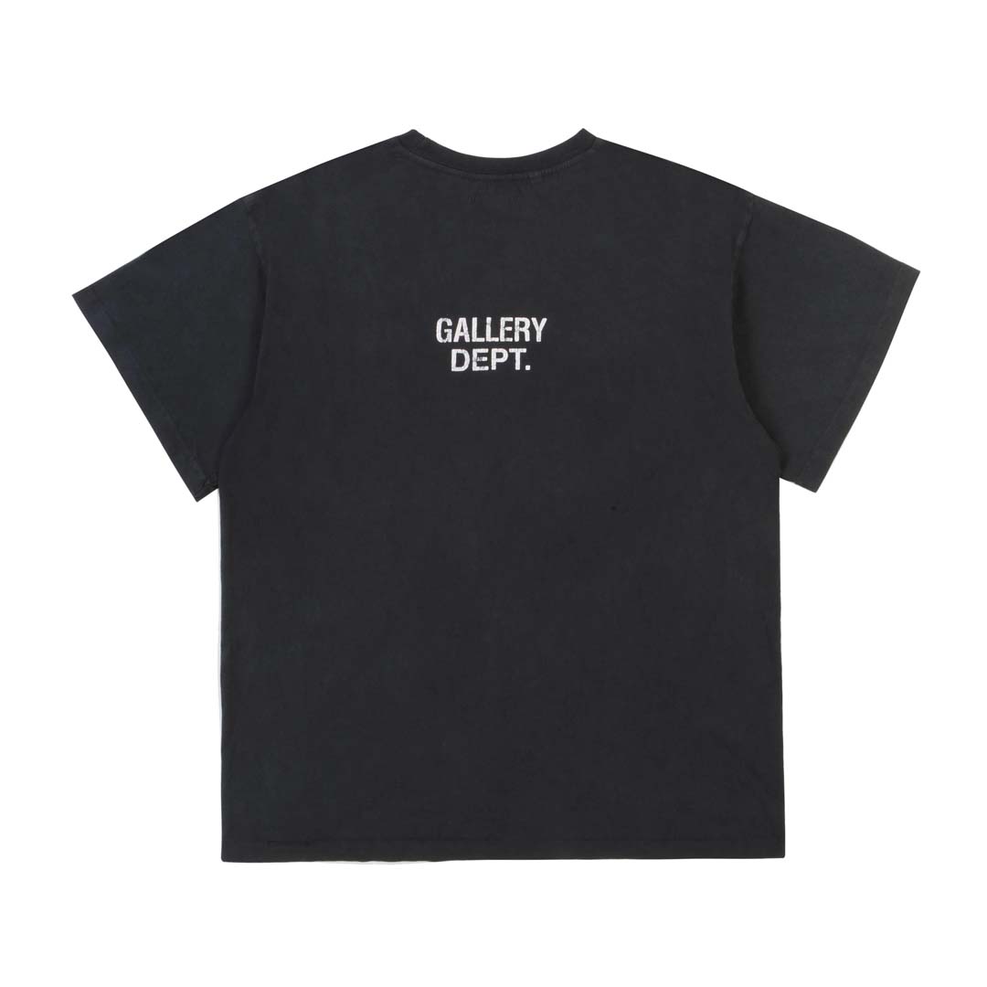 Gallery Dept. Distressed ATK Washed Black Tee